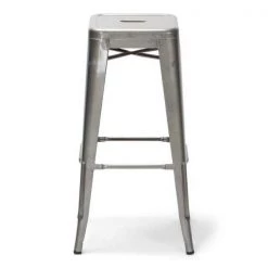 Atlas Commercial Products Titan Series™ Industrial Metal Bar Stool, Clear Coat -Kitchen & Dining Furniture Sales Store Atlas20Commercial20Products titanxxseriesxxmetalxxbarxxstoolxxclearxxcoatxx1