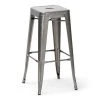 Atlas Commercial Products Titan Series™ Industrial Metal Bar Stool, Clear Coat