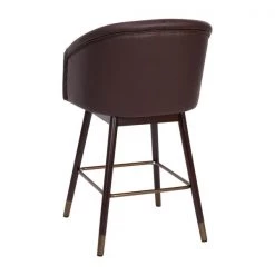 Flash Furniture 26" Brown LeatherSoft Barstool with Wood Legs, PK 2 -Kitchen & Dining Furniture Sales Store Belnick20LLC 2xxAYxx1928xx26xxBRxxGGxxinset2xx93ee8a