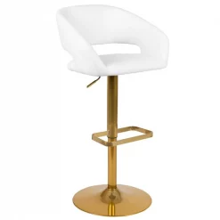 Flash Furniture White Vinyl Adjustable Height Barstool, PK2 -Kitchen & Dining Furniture Sales Store Belnick20LLC 2xxCHxx122070xxWHxxGxxGGxxinset1xx5d2792