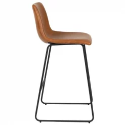 Flash Furniture 30" LeatherSoft Bar Height Barstools, Light Brown, PK2 -Kitchen & Dining Furniture Sales Store Belnick20LLC 2xxETxxER18345xx30xxLBxxGGxxinset2xx98c057