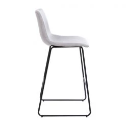 Flash Furniture 30 inch LeatherSoft Bar Height Barstools in Light Gray, Set of 2 -Kitchen & Dining Furniture Sales Store Belnick20LLC 2xxETxxER18345xx30xxLGxxGGxxinset1xxcbb2f4