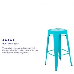 Flash Furniture 30" High Metal Indoor Stackable Bar Stool, Teal, PK4 -Kitchen & Dining Furniture Sales Store Belnick20LLC 4xxETxx31320xx30xxTLxxRxxGGxxREVIEWxxbf1d67