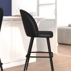 Flash Furniture 30" Black LeatherSoft Armless Barstool, PK 2 -Kitchen & Dining Furniture Sales Store Belnick20LLC AYxx1026Hxx30xxBKxxGGxxLS3xx10c88b