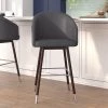 Flash Furniture 30" Gray LeatherSoft Barstool with Wooden Legs -Kitchen & Dining Furniture Sales Store Belnick20LLC AYxx1928xx30xxGYxxGGxxLSxxb3484f