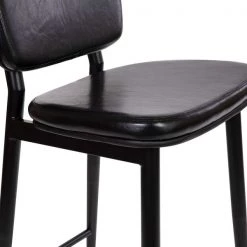 Flash Furniture Black LeatherSoft Barstools with Footrest 2PK -Kitchen & Dining Furniture Sales Store Belnick20LLC AYxxS01xxBKxxGGxxinset5xxe78624