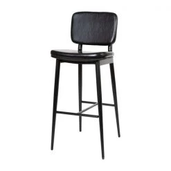Flash Furniture Black LeatherSoft Barstools with Footrest 2PK -Kitchen & Dining Furniture Sales Store Belnick20LLC AYxxS01xxBKxxGGxxinset7xxe77108