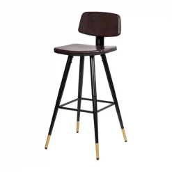 Flash Furniture Brown LeatherSoft Barstools with Gold Tips 2PK -Kitchen & Dining Furniture Sales Store Belnick20LLC AYxxS02xxBRxxGGxxinset7xx7bd675