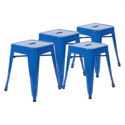 Flash Furniture 4 Pack 18 Inch Royal Blue Metal Stool -Kitchen & Dining Furniture Sales Store Belnick20LLC ETxxBT3503xx18xxBLxxGGxx4aea44
