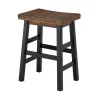 Alaterre Furniture Pomona - Wood 26" Counter Stool with Metal Legs