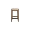 Alaterre Furniture Newport 26"H Wood Counter Height Stool with Rush Seat