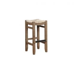 Alaterre Furniture Newport 30"H Wood Bar Stool with Rush Seat -Kitchen & Dining Furniture Sales Store Bolton20Furniture20Inc ANNP2271xxALT1