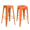 Amerihome Loft Orange Metal Bar Stool, PK2 -Kitchen & Dining Furniture Sales Store Buffalo20Corp bs030orng2pk