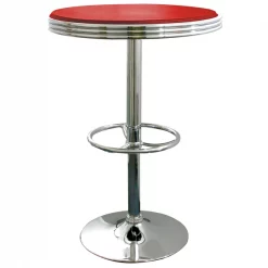Amerihome Retro Soda Shop Table, Red