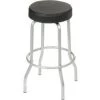 Global Equipment Interion Swivel Stool - Vinyl - Black -Kitchen & Dining Furniture Sales Store Buy20Supply20Inc20dba20Linq20USA20Corp 238712xxe48053