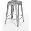 Global Equipment Interion 30"H Steel Barstool - Silver - 4/Pack -Kitchen & Dining Furniture Sales Store Buy20Supply20Inc20dba20Linq20USA20Corp GBUxx10149Mxx60xxd672ab