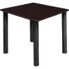 Regency Seating Regency Kee 30" Square Multipurpose Breakroom Slim Table, Mocha Walnut/ Black -Kitchen & Dining Furniture Sales Store Buy20Supply20Inc20dba20Linq20USA20Corp RESxxTB303018MWBPBKxx03f63c