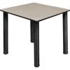 Regency Seating Regency Kee 30" Square Multipurpose Breakroom Slim Table, Maple/ Black -Kitchen & Dining Furniture Sales Store Buy20Supply20Inc20dba20Linq20USA20Corp RESxxTB303018PLBPBKxx8dab75