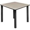 Regency Seating Regency Kee 36" Square Multipurpose Breakroom Slim Table, Maple/ Black -Kitchen & Dining Furniture Sales Store Buy20Supply20Inc20dba20Linq20USA20Corp RESxxTB363618PLBPBKxx2f292b
