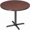 National Public Seating Interion® 42" Round Bar Height Restaurant Table, Mahogany -Kitchen & Dining Furniture Sales Store Buy20Supply20Inc20dba20Linq20USA20Corp TXXxx695804MHxx1224a5