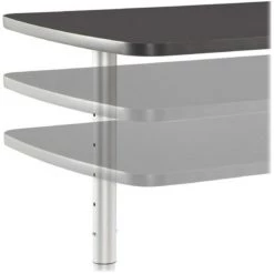 Iceberg Rectangle ARCâ„¢ Height Adjustable Table, Graphite /Silver Leg - 30" x 72", 72" W, 72" L, Graphite -Kitchen & Dining Furniture Sales Store Grainger 0ef74df272283671d397645616b7d0dexx91a069