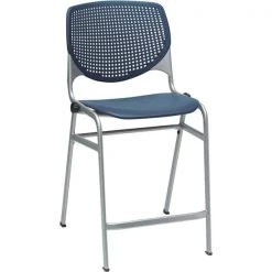 Kfi Counter Height Stool, Navy