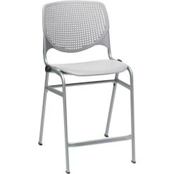 Kfi Counter Height Stool, Lt Grey