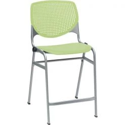 Kfi Counter Height Stool, Lime Gn