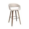 Ofm Counter Stool, Beige Fabric, PK2