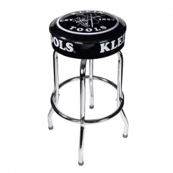 Klein Tools Counter Stool, Swivel Seat, Black, 14-Inch by 30-Inch