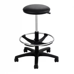 Safco Lab Stool, Extended-Height, Black