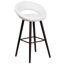 Flash Furniture White Vinyl Barstool, 29"H -Kitchen & Dining Furniture Sales Store Grainger 2CH152550WHVYGGinset1