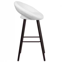 Flash Furniture White Vinyl Barstool, 29"H -Kitchen & Dining Furniture Sales Store Grainger 2CH152550WHVYGGinset2