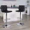 Flash Furniture Tufted Black Vinyl Barstool
