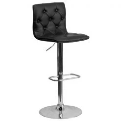Flash Furniture Tufted Black Vinyl Barstool -Kitchen & Dining Furniture Sales Store Grainger 2xxCHxx112080xxBKxxGGxxinset1xx834ab6