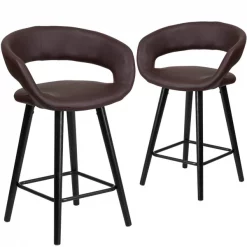 Flash Furniture Brown Vinyl Counter Stool, 24"H -Kitchen & Dining Furniture Sales Store Grainger 2xxCHxx152561xxBRNxxVYxxGGxx5c1eed