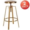 Flash Furniture Gold Adjustable Barstool