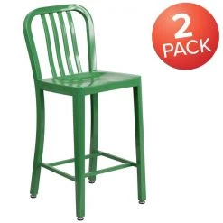 Flash Furniture Green Metal Outdoor Stool, 24" -Kitchen & Dining Furniture Sales Store Grainger 2xxCHxx61200xx24xxGNxxGGxxMULTIxx47f0b0