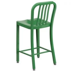 Flash Furniture Green Metal Outdoor Stool, 24" -Kitchen & Dining Furniture Sales Store Grainger 2xxCHxx61200xx24xxGNxxGGxxinset3xx9f2668