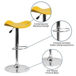 Flash Furniture Yellow Vinyl Barstool -Kitchen & Dining Furniture Sales Store Grainger 2xxCHxxTC3xx1002xxYELxxGGxxinset4xx707281