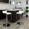 Flash Furniture White Plastic Barstool