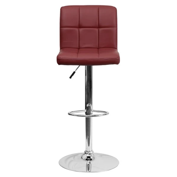 Flash Furniture Burg Quilted Vinyl Barstool 9 Flash Furniture Burg Quilted Vinyl Barstool - Image 7