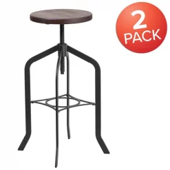 Flash Furniture Barstool with Swivel Lift Wood Seat, 30" -Kitchen & Dining Furniture Sales Store Grainger 2xxETxxBM3732xx30xxGGxxMULTIxx653af6
