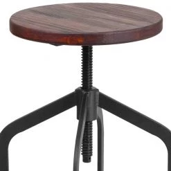 Flash Furniture Barstool with Swivel Lift Wood Seat, 30" -Kitchen & Dining Furniture Sales Store Grainger 2xxETxxBM3732xx30xxGGxxinset2xx62bc31