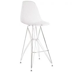 Flash Furniture Clear Acrylic Barstool with Chrome Legs, 30.25" High -Kitchen & Dining Furniture Sales Store Grainger 2xxOWxx161FxxST75xxGGxxinset1