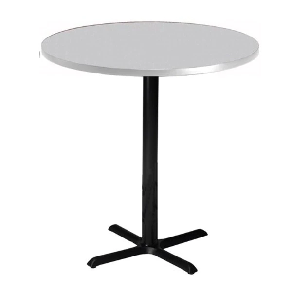 Safco Bistro Round Table, 30" D, 30 W, 30 L, 42 H, Thermally Fused Laminate Top Top, Folkstone 3 Safco Bistro Round Table, 30" D, 30 W, 30 L, 42 H, Thermally Fused Laminate Top Top, Folkstone