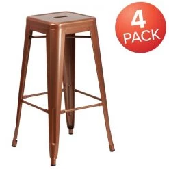Flash Furniture Backless Copper Indoor-Outdoor Barstool, 30" High -Kitchen & Dining Furniture Sales Store Grainger 4xxETxxBT3503xx30xxPOCxxGGxxMULTIxxce88d9