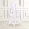 Flash Furniture Ghost Counter Stool with Oval Back in Transparent Crystal -Kitchen & Dining Furniture Sales Store Grainger 4xxOWxxGHOSTBACKxx24xxGGxxLSxxc86a52