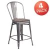 Flash Furniture Clear Metal Counter Stool, 24" -Kitchen & Dining Furniture Sales Store Grainger 4xxXUxxDGxxTP001Bxx24xxWDxxGGxxMULTIxxcb4a52