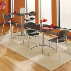 Iceberg Square CafÃ©Worksâ„¢ Table, Graphite Granite - 36" Square x 42"H, 36" W, 36" L, 42" H, Graphite -Kitchen & Dining Furniture Sales Store Grainger 7ad93b524145c1d81ef21695ffd81136xx9130dc